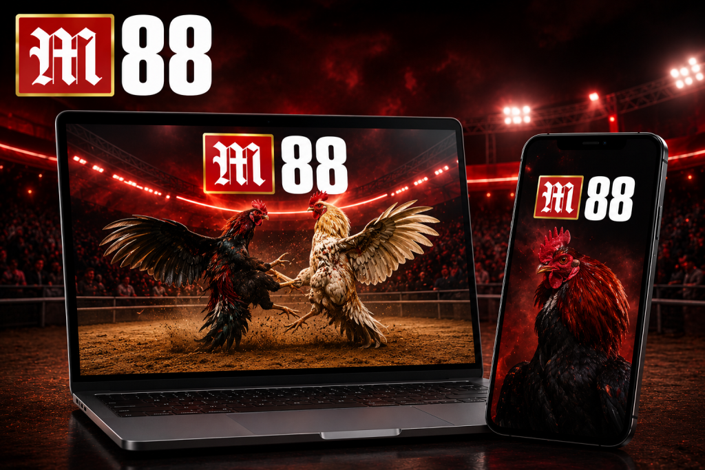 Giao diện Đá Gà M88 trên laptop và điện thoại