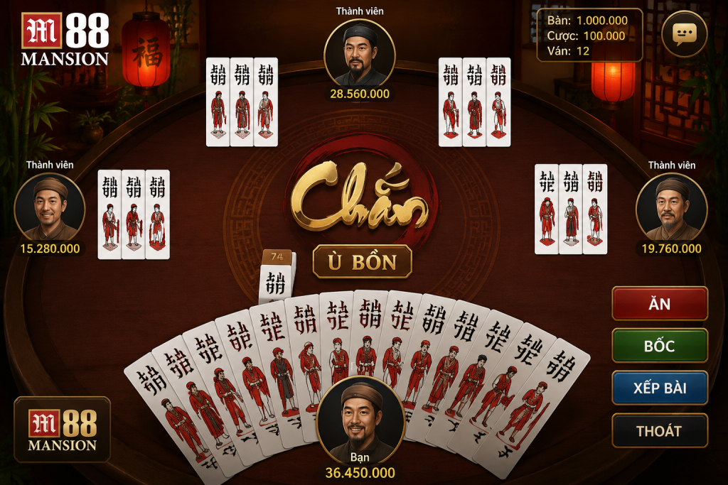 Bài Chắn trên giao diện M88